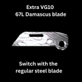 X-tra VG 10 67 Layer VG10 Damascus knife for OCTO
