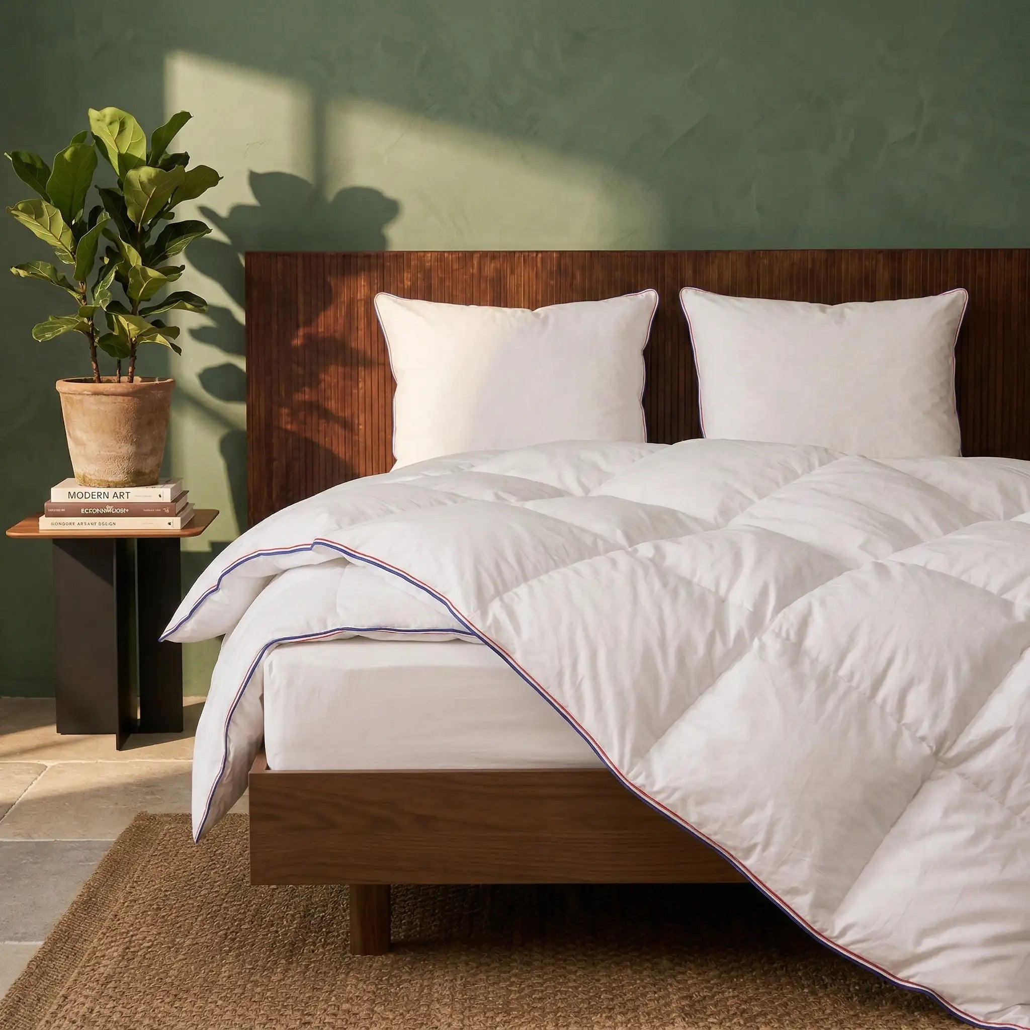 Pack couette + 2 oreillers fibres - 140x200 / 65x65