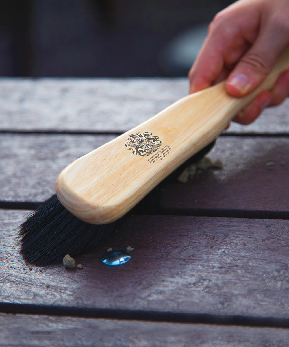 Finest by Hillbrush Quality Wooden Hand Brush - Extra Soft - Boar Bristle / 282mm 52mm 73mm