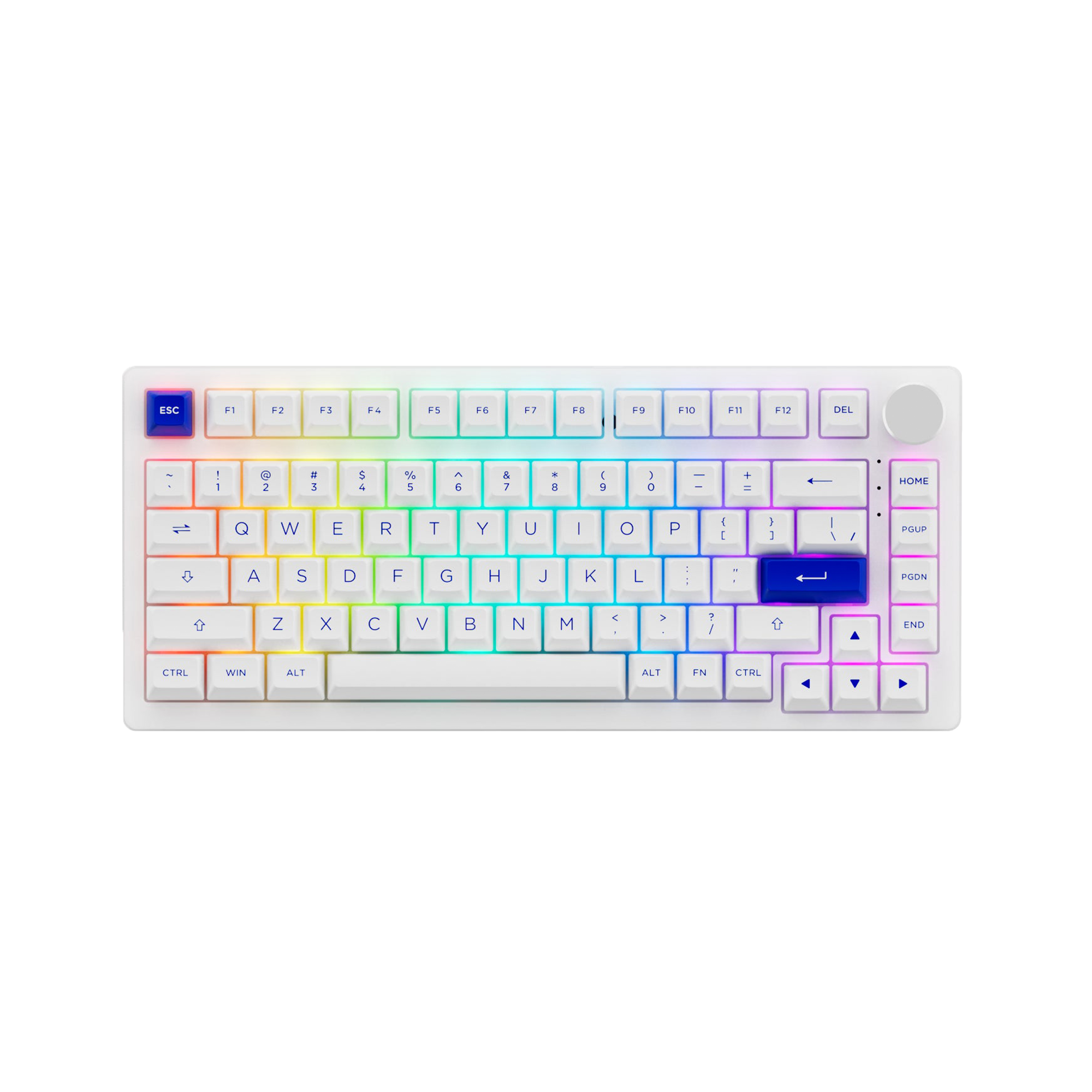 Blue On White PC75B Plus - TTC Gold Pink