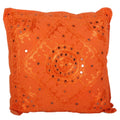 Pailletten Kissen Yuva - Orange