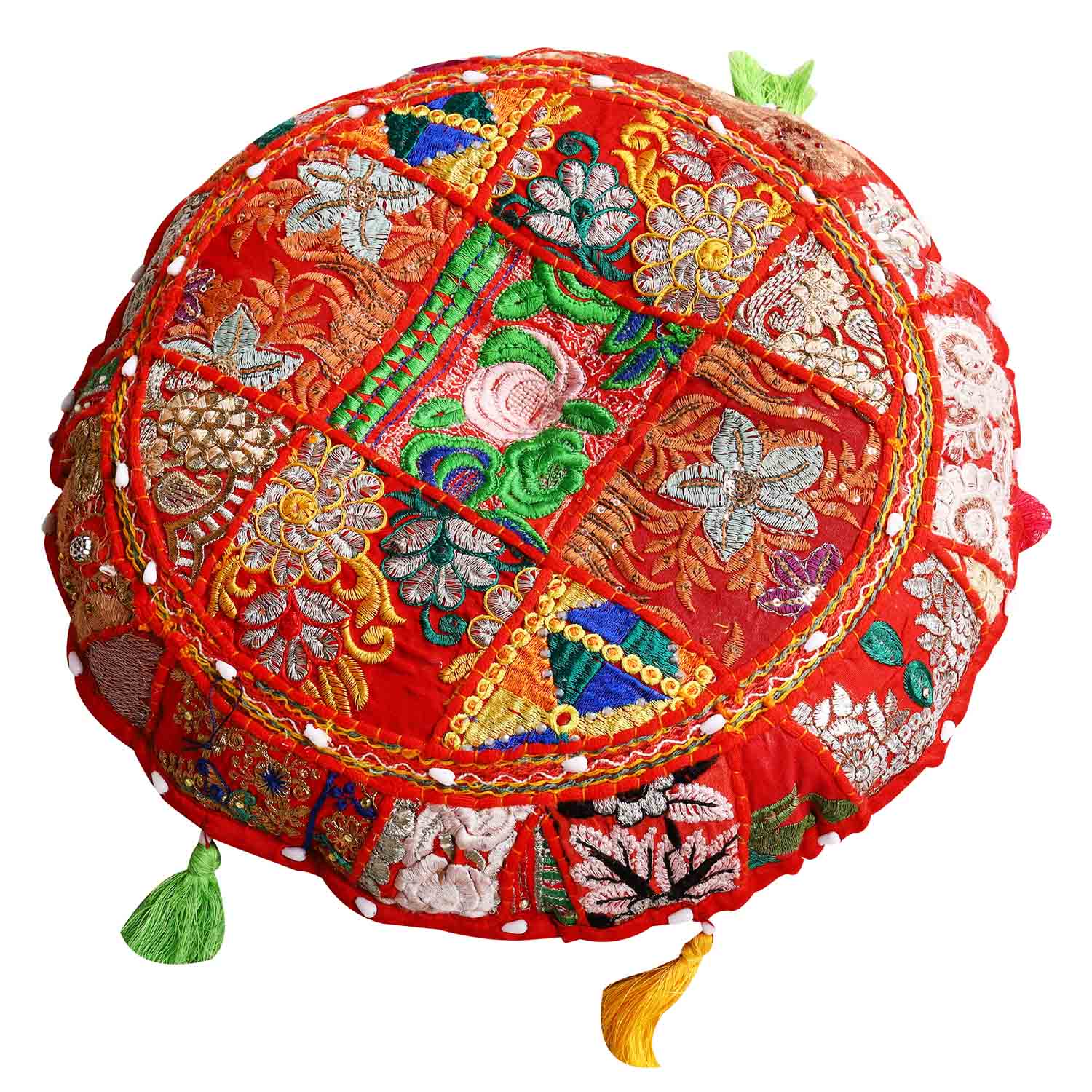 Patchwork Yogakissen Lali - Beige