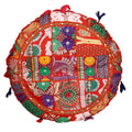 Patchwork Yogakissen Lali Groß - Rot
