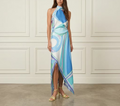 Silk Print Skirt - M / Skirt