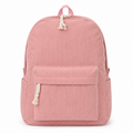 MamaRaya Personalized Kids Corduroy Backpack - Pink