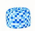 Bean Bag Chair Kids Bean Bags Printed Round Kiddies Beanbag with Carry Handle - Pixels Blue