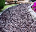 20mm Plum Slate Chippings - 20kg Bag / Plum