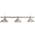 SAM Pool Table Lamp - 3 Shades - Polished Chrome