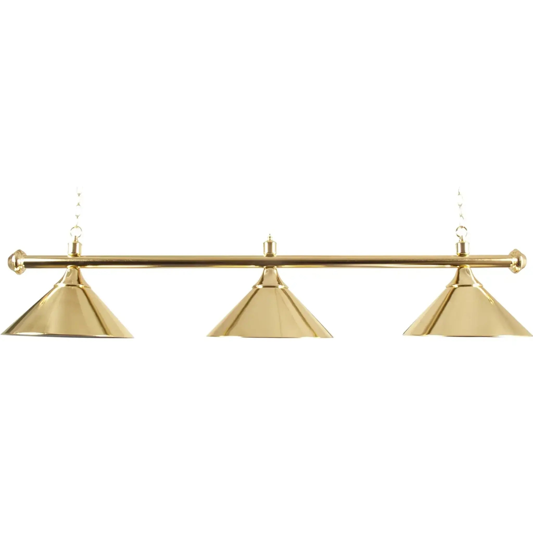 SAM Pool Table Lamp - 3 Shades - Polished Brass