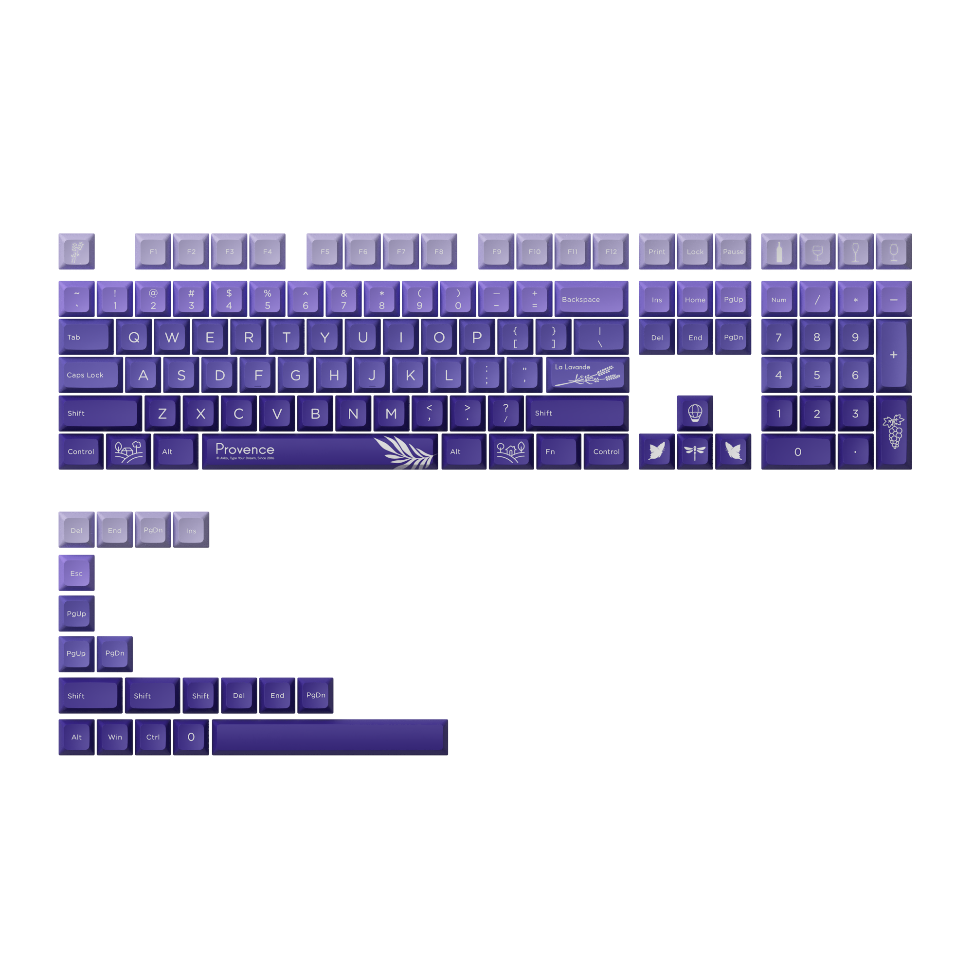 Provence Keycap Set (127-Key) - JDA