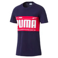 Puma Graphic Logo Block T Shirt - Navy - Navy / XL
