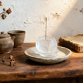 Purity & Awakening – Liuli Lotus Incense Holder Set(Incense Included)