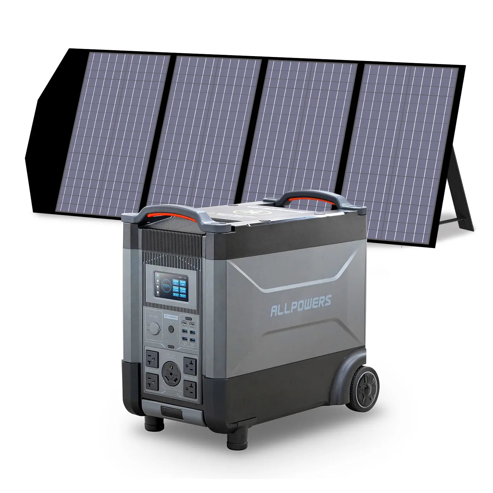 ALLPOWERS 3600W Solar Generator Kit (R4000 V2 + SP029 140W Solar Panel) - R4000 + SP029 140W Solar Panel