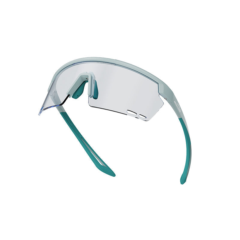 ROULEUR Night Vision Sports Sunglasses - Light Green + Fog Blue