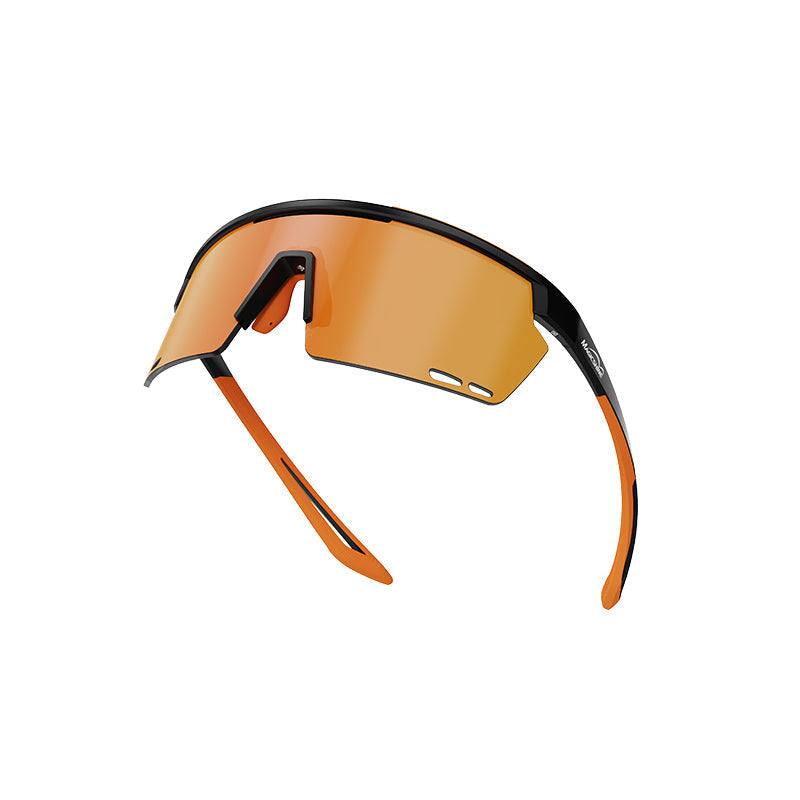 ROULEUR Classic Sports Sunglasses - Black + Orange