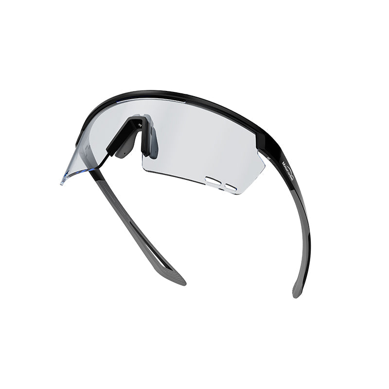 ROULEUR Night Vision Sports Sunglasses - Black + Grey