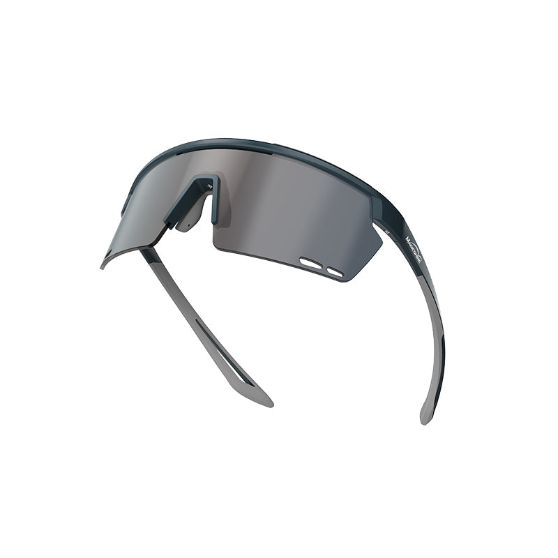 ROULEUR Classic Sports Sunglasses - Grey Blue + Light Grey