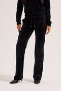 BLACK CLASSIC VELOUR DEL RAY POCKETED BOTTOMS - XXL / Black