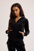 BLACK CLASSIC VELOUR ROBERTSON HOODIE - XL / Black
