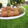 GARTENPALISADE, PALISADE Gartenrand WEISS 80 cm RATTAN PALISADE