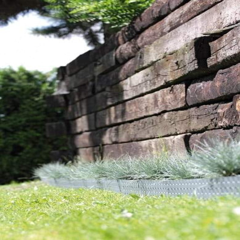 GARTENPALISADE, PALISADE Gartenrand ANTHRAZIT 80 cm RATTAN PALISADE