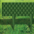 GARTENPALISADE, PALISADE Gartenrand GRÜN 80 cm RATTAN PALISADE
