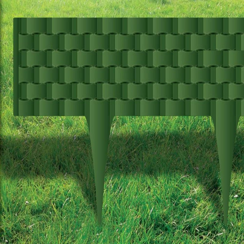 GARTENPALISADE, PALISADE Gartenrand GRÜN 80 cm RATTAN PALISADE