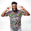 Retro Sticker Shirt - 5XL