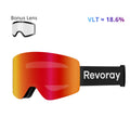 Passion M2 Ski Goggles with Replacement Lens - Red Lens + Replacement Clear Lens