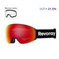 Passion M3 Ski Goggles with Replacement Lens - Red Lens + Replacement Clear Lens