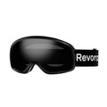 Fire N2 Ski Goggles with Italy Anti-Fog Lens, OTG, Full REVO Vacuum Coating - Black Lens + Black Strap