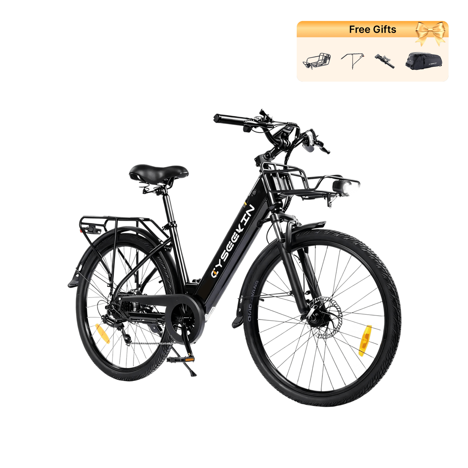 S10 City E-Bike - Schwarz