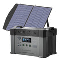 ALLPOWERS S2000 Pro + 100W Solar Panel | 2400W Solar Generator Kit - S2000 Pro + SP027 Foldable Panel