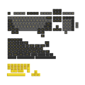 Black & Gold ABS SAL Keycap Set (195-Key) - SAL