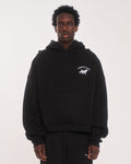 Embroidered Hoodie - XS / Black