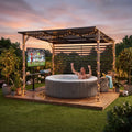 DENALI Steel Whirlpool Pergola - 252cm x 282cm
