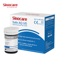 [50pcs] Sinocare Glucometer Glucose Test Strips with free lancets - Safe AQ UG