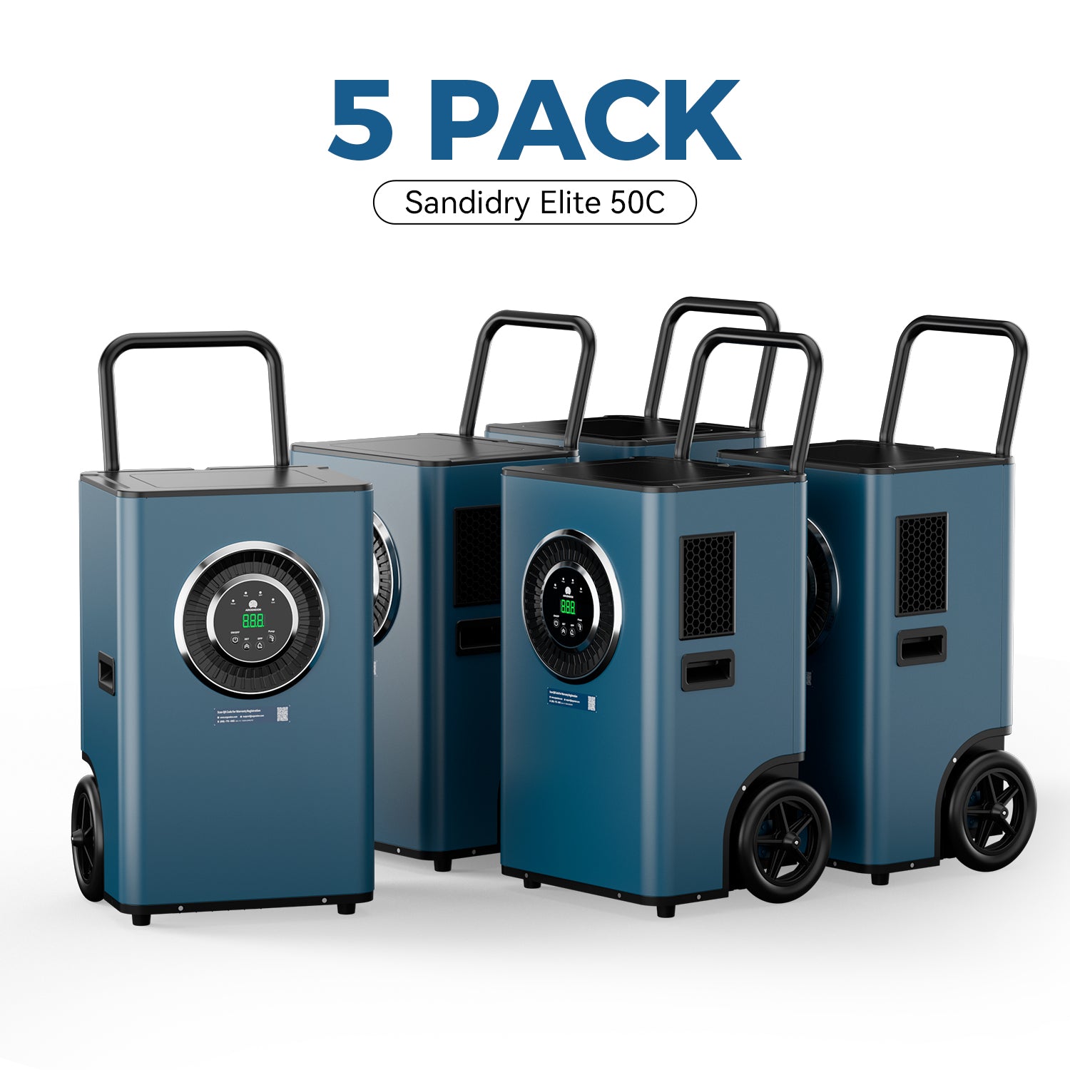 Argendon Wholesale Pack – Sandidry Elite 50C, 110-Pint SLGR Commercial Dehumidifier