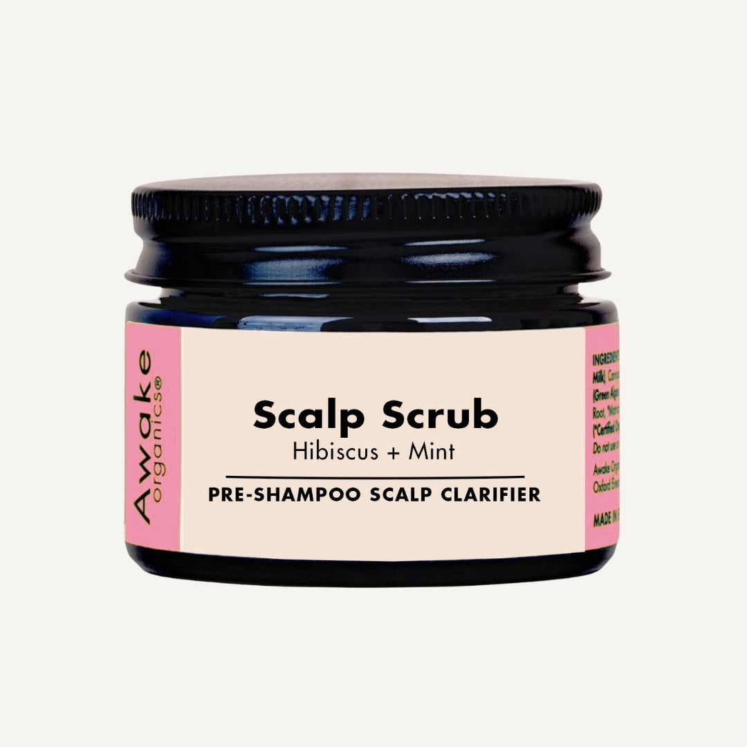 Clarifying Scalp Scrub Hibiscus + Peppermint (100% Natural)