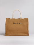 Marni tote bag in rafia - Taglia unica