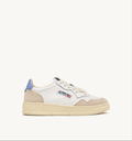 Sneakers medalist low con nabuck bianco e lavanda - IT 35
