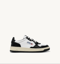 Sneakers medalist low bicolor in pelle bianca e nera - 36