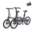 Cyseekin C10 Falt-E-Bike Doppelpack – Perfekt für Paare & Pendler - Schwarz + Schwarz (2er-Set)