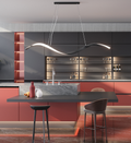 Morandi modern Contrast - Dark brick red