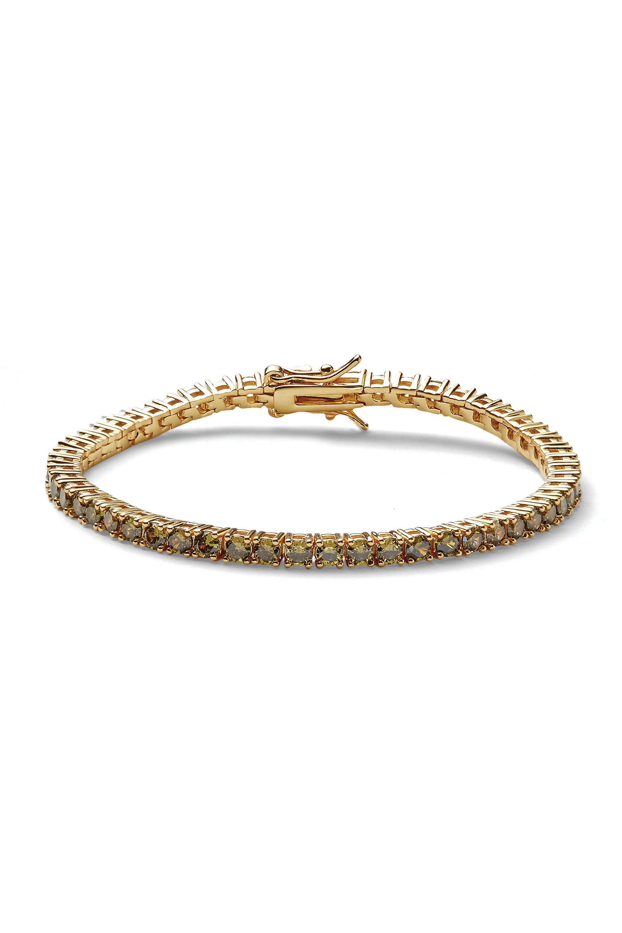 Crystal Haze Serena Bracelet Olive - One Size