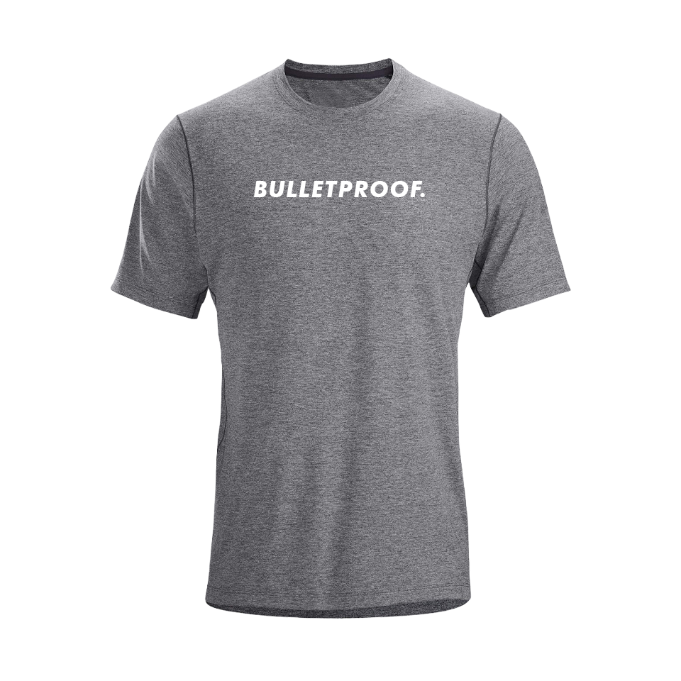Bulletproof Graphic T-Shirt - 2XL / Grey