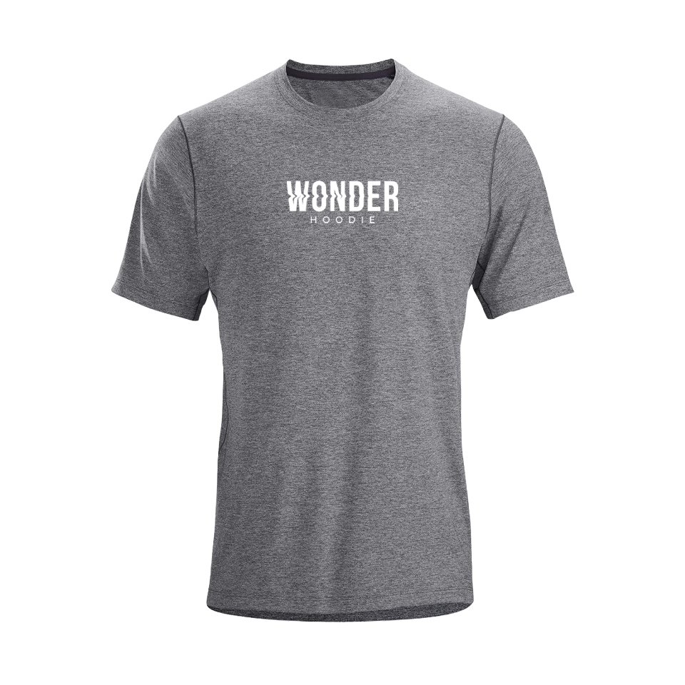 Wonder Hoodie Graphic T-Shirt - M / Grey