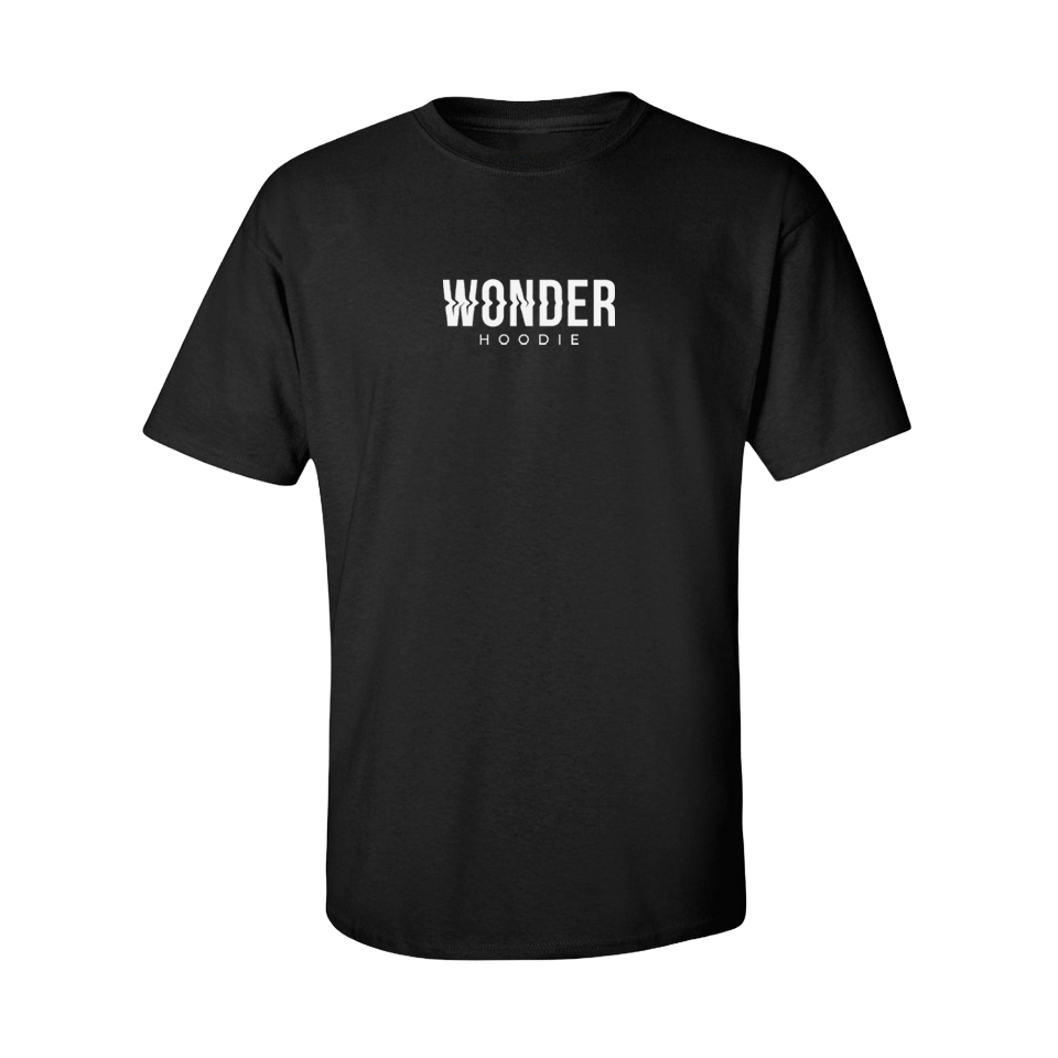 Wonder Hoodie Graphic T-Shirt - XL / Black