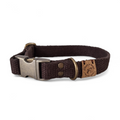 Simply Hemp Halsband Hond | Kastanjebruin - Small