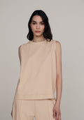 Skye Sleeveless Tank Top In Pink - M